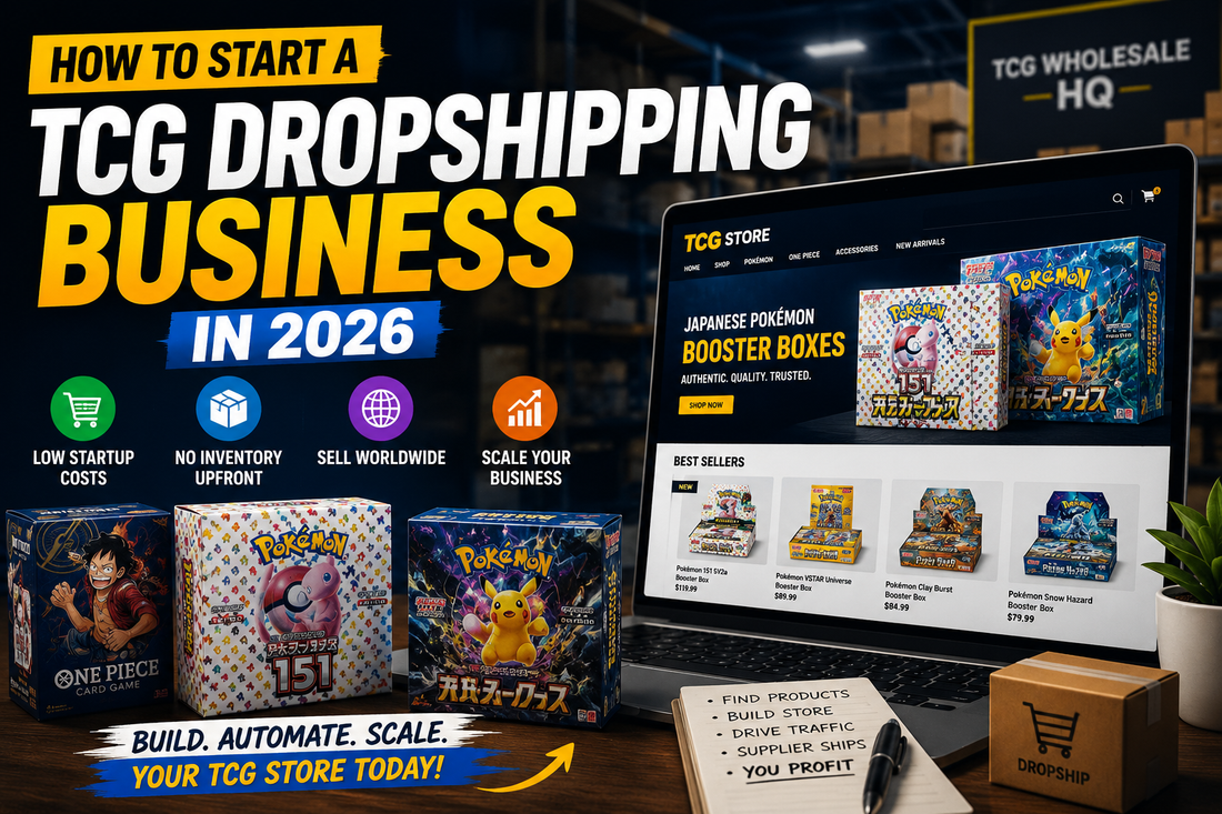 How to start a TCG dropshipping business